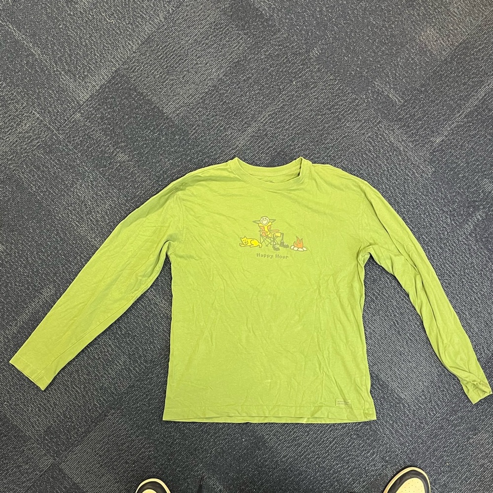 Green Life is Good long-sleeve T-shirt